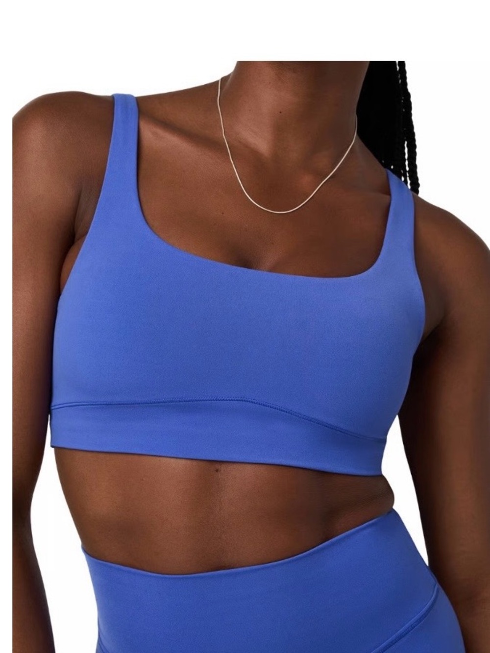 NWT Vuori All The Form Bra Bright Iris Size Medium